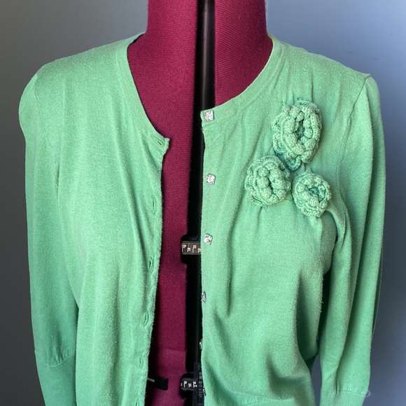 Green Cardigan - Picture 3 of 8